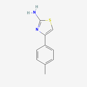 4-(p-Tolyl)thiazol-2-amine chemical structure (CAS 2103-91-5)