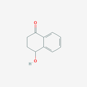 4-Hydroxy-3,4-dihydronaphthalen-1(2H)-one chemical structure (CAS 21032-12-2)