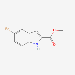 Methyl 5-bromo-1H-indole-2-carboxylate chemical structure (CAS 210345-56-5)