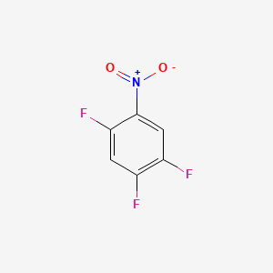 1,2,4-Trifluoro-5-nitrobenzene chemical structure (CAS 2105-61-5)