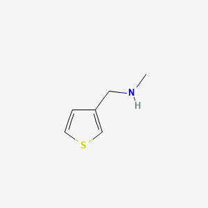 N-Methyl-3-Thiophenemethanamine chemical structure (CAS 210552-07-1)