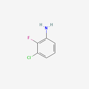 3-Chloro-2-fluoroaniline chemical structure (CAS 2106-04-9)