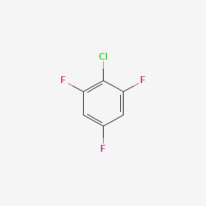 2-Chloro-1,3,5-trifluorobenzene chemical structure (CAS 2106-40-3)