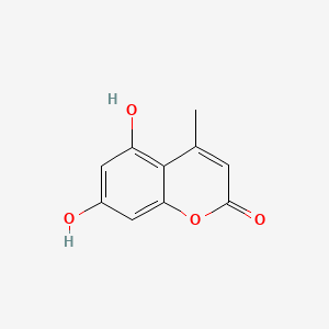 5,7-Dihydroxy-4-methyl-2H-chromen-2-one chemical structure (CAS 2107-76-8)
