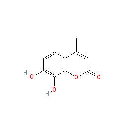 7,8-Dihydroxy-4-methyl-2H-chromen-2-one chemical structure (CAS 2107-77-9)