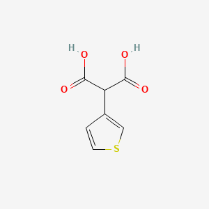 3-Thiophenemalonic Acid chemical structure (CAS 21080-92-2)