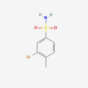 3-Bromo-4-methylbenzenesulfonamide chemical structure (CAS 210824-69-4)