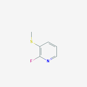 2-Fluoro-3-(methylthio)pyridine chemical structure (CAS 210992-56-6)