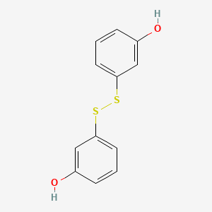 3,3-Disulfanediyldiphenol chemical structure (CAS 21101-56-4)