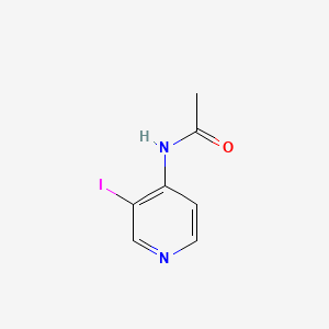 N-(3-Iodopyridin-4-yl)acetamide chemical structure (CAS 211029-68-4)