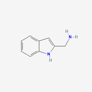 (1H-Indol-2-yl)methanamine chemical structure (CAS 21109-25-1)