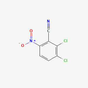 2,3-Dichloro-6-nitrobenzonitrile chemical structure (CAS 2112-22-3)