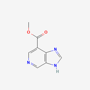 Methyl 3H-imidazo[4,5-c]pyridine-7-carboxylate chemical structure (CAS 2112668-56-9)
