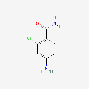 4-Amino-2-chlorobenzamide chemical structure (CAS 211374-81-1)