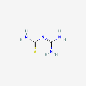 Guanylthiourea chemical structure (CAS 2114-02-5)