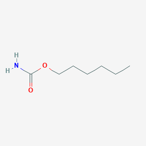 Hexyl carbamate chemical structure (CAS 2114-20-7)