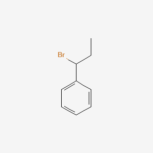 (1-Bromopropyl)benzene chemical structure (CAS 2114-36-5)