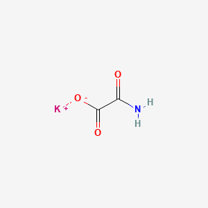 Potassium 2-amino-2-oxoacetate chemical structure (CAS 21141-31-1)