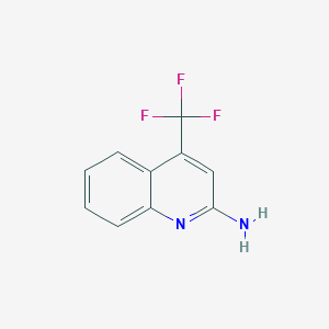 4-(Trifluoromethyl)quinolin-2-amine chemical structure (CAS 211449-19-3)