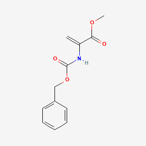 Methyl 2-(((benzyloxy)carbonyl)amino)acrylate chemical structure (CAS 21149-17-7)