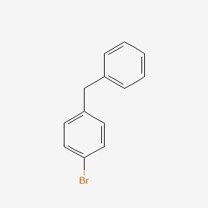 1-Benzyl-4-bromobenzene chemical structure (CAS 2116-36-1)