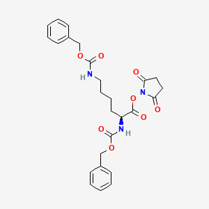 Z-Lys(Z)-OSu chemical structure (CAS 21160-83-8)