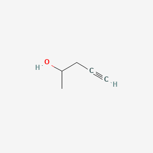 4-Pentyn-2-ol chemical structure (CAS 2117-11-5)