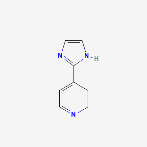 4-(1H-Imidazol-2-yl)pyridine chemical structure (CAS 21202-42-6)