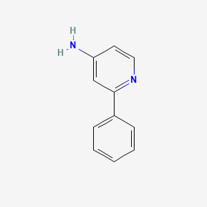 2-Phenylpyridin-4-amine chemical structure (CAS 21203-86-1)