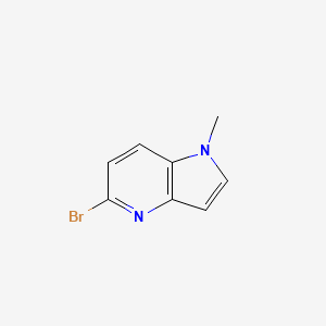5-Bromo-1-methyl-1H-pyrrolo[3,2-b]pyridine chemical structure (CAS 2120300-06-1)