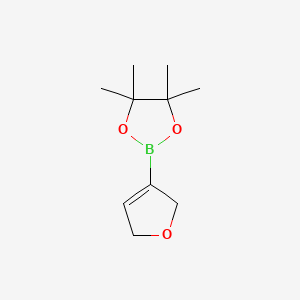2-(2,5-Dihydrofuran-3-yl)-4,4,5,5-tetramethyl-1,3,2-dioxaborolane chemical structure (CAS 212127-80-5)