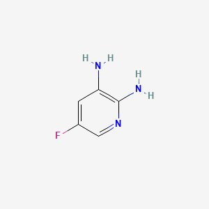 5-Fluoropyridine-2,3-diamine chemical structure (CAS 212268-13-8)