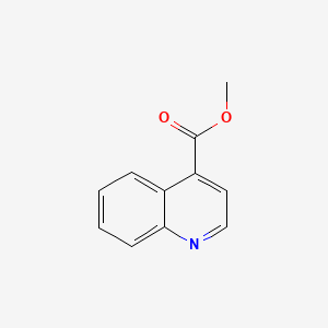 Methyl quinoline-4-carboxylate chemical structure (CAS 21233-61-4)