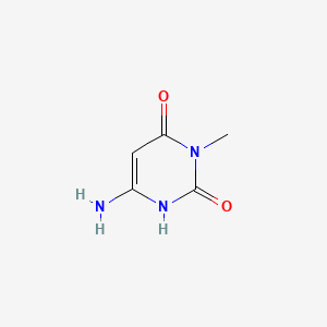 6-Amino-3-methylpyrimidine-2,4(1H,3H)-dione chemical structure (CAS 21236-97-5)
