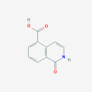 1-Oxo-1,2-dihydroisoquinoline-5-carboxylic acid chemical structure (CAS 212374-18-0)