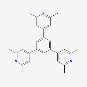 1,3,5-Tris(2,6-dimethylpyridin-4-yl)benzene chemical structure (CAS 2124272-52-0)