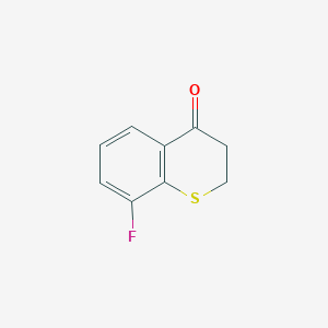 8-Fluorothiochroman-4-one chemical structure (CAS 21243-12-9)