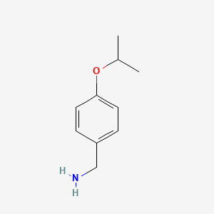 4-Isopropoxybenzylamine chemical structure (CAS 21244-34-8)