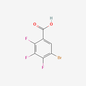 5-Bromo-2,3,4-trifluorobenzoic acid chemical structure (CAS 212631-85-1)