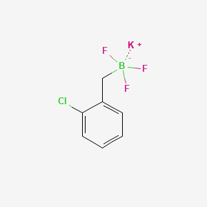Potassium (2-chlorobenzyl)trifluoroborate chemical structure (CAS 2126821-80-3)