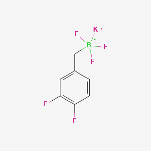 Potassium (3,4-difluorobenzyl)trifluoroborate chemical structure (CAS 2126821-86-9)