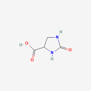 2-Oxoimidazolidine-4-carboxylic Acid chemical structure (CAS 21277-16-7)