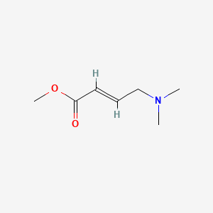 (E)-Methyl 4-(dimethylamino)but-2-enoate chemical structure (CAS 212776-19-7)