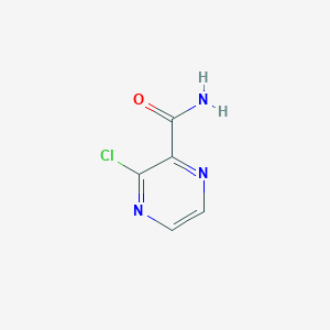 3-Chloropyrazine-2-carboxamide chemical structure (CAS 21279-62-9)