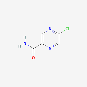 5-Chloropyrazine-2-carboxamide chemical structure (CAS 21279-64-1)