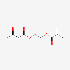 2-(Methacryloyloxy)ethyl acetoacetate chemical structure (CAS 21282-97-3)