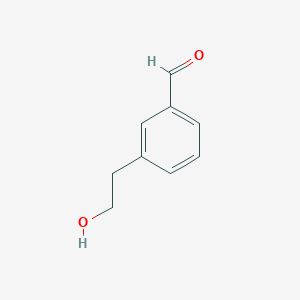 3-(2-Hydroxyethyl)benzaldehyde chemical structure (CAS 212914-87-9)
