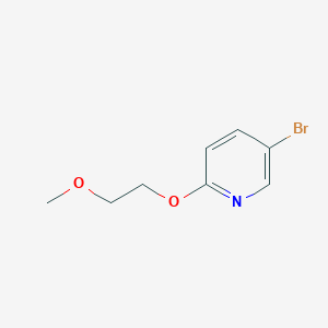 5-Bromo-2-(2-methoxyethoxy)pyridine chemical structure (CAS 212961-29-0)