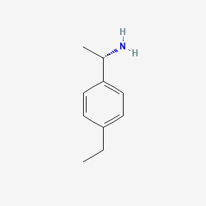 (S)-1-(4-Ethylphenyl)ethanamine chemical structure (CAS 212968-67-7)