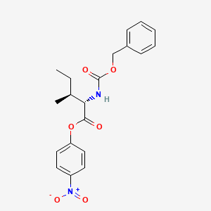 4-Nitrophenyl ((benzyloxy)carbonyl)-L-isoleucinate chemical structure (CAS 2130-99-6)